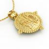 Constantine the Great Coin Pendant 5, made of 925 sterling silver / 18k gold finish / back side