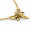 Dragonfly 1 Necklace, made of 925 sterling silver / 18k gold finish with zircon