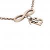 necklace, infinity – August 13th, made of 18k rose gold vermeil on 925 sterling silver /42cm with 8cm extension