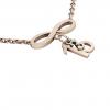 necklace, infinity – March 16th, made of 18k rose gold vermeil on 925 sterling silver /42cm with 8cm extension