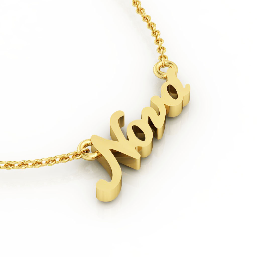 Nona Necklace, made of 925 sterling silver / 18k gold finish
