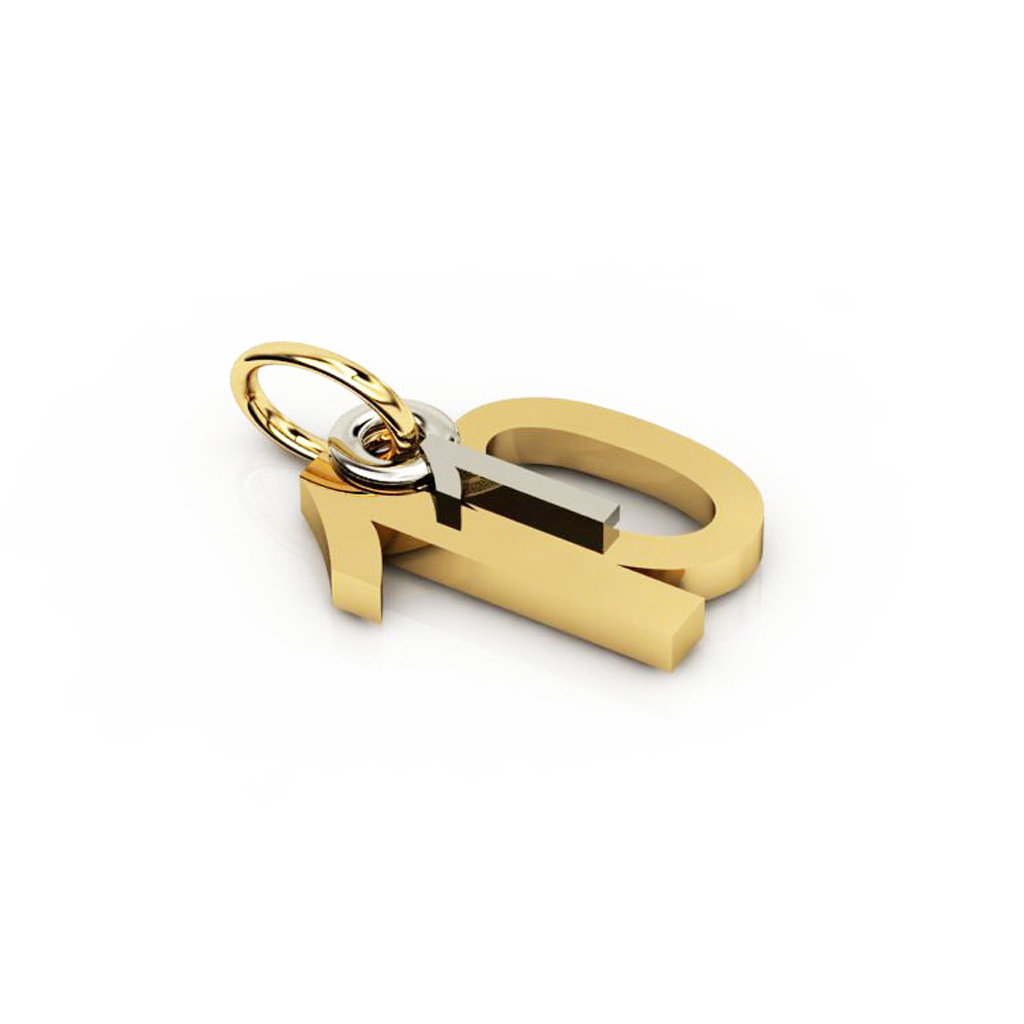 date pendant January 10th made of 925 sterling silver / 12