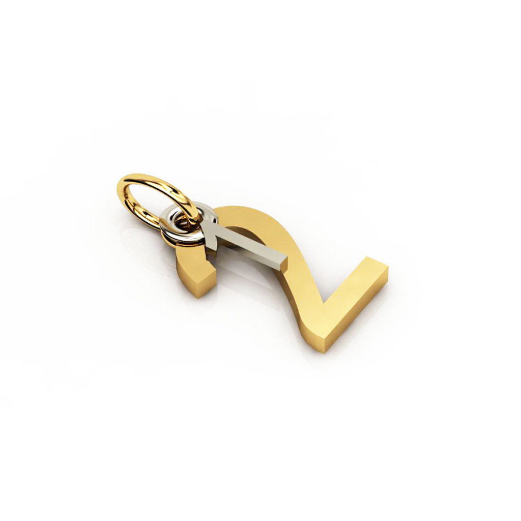 date pendant January 2nd made of 925 sterling silver / 12