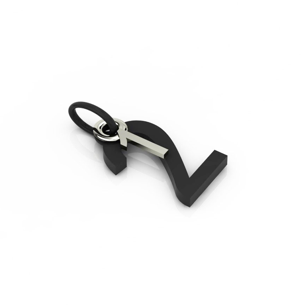 date pendant January 2nd made of 925 sterling silver / 42