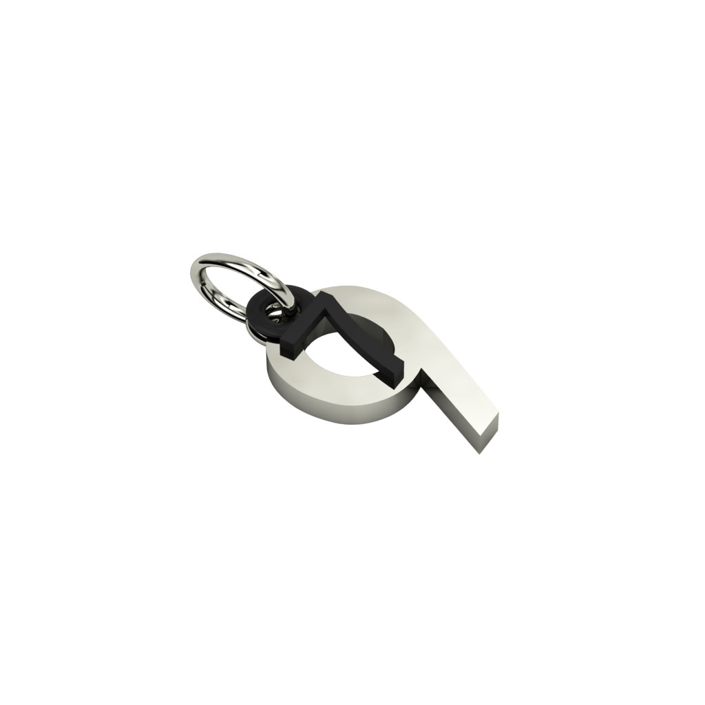 date pendant July 9th made of 925 sterling silver / 24