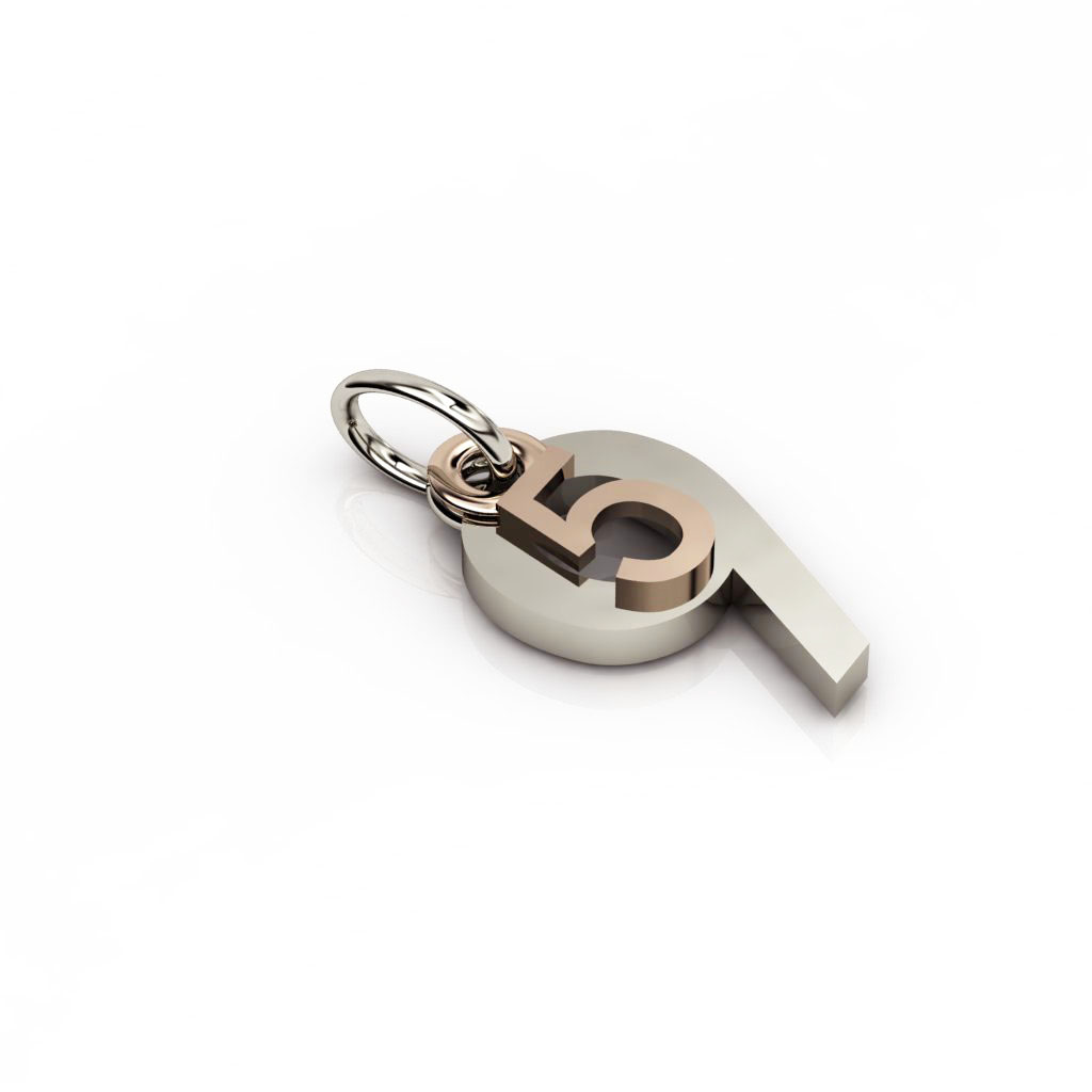 date pendant May 9th made of 925 sterling silver / 23