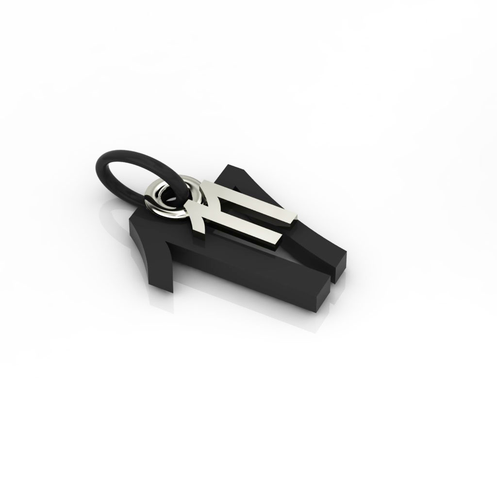 date pendant November 17th made of 925 sterling silver / 42 date pendant November 17th made of 925 sterling silver / 42