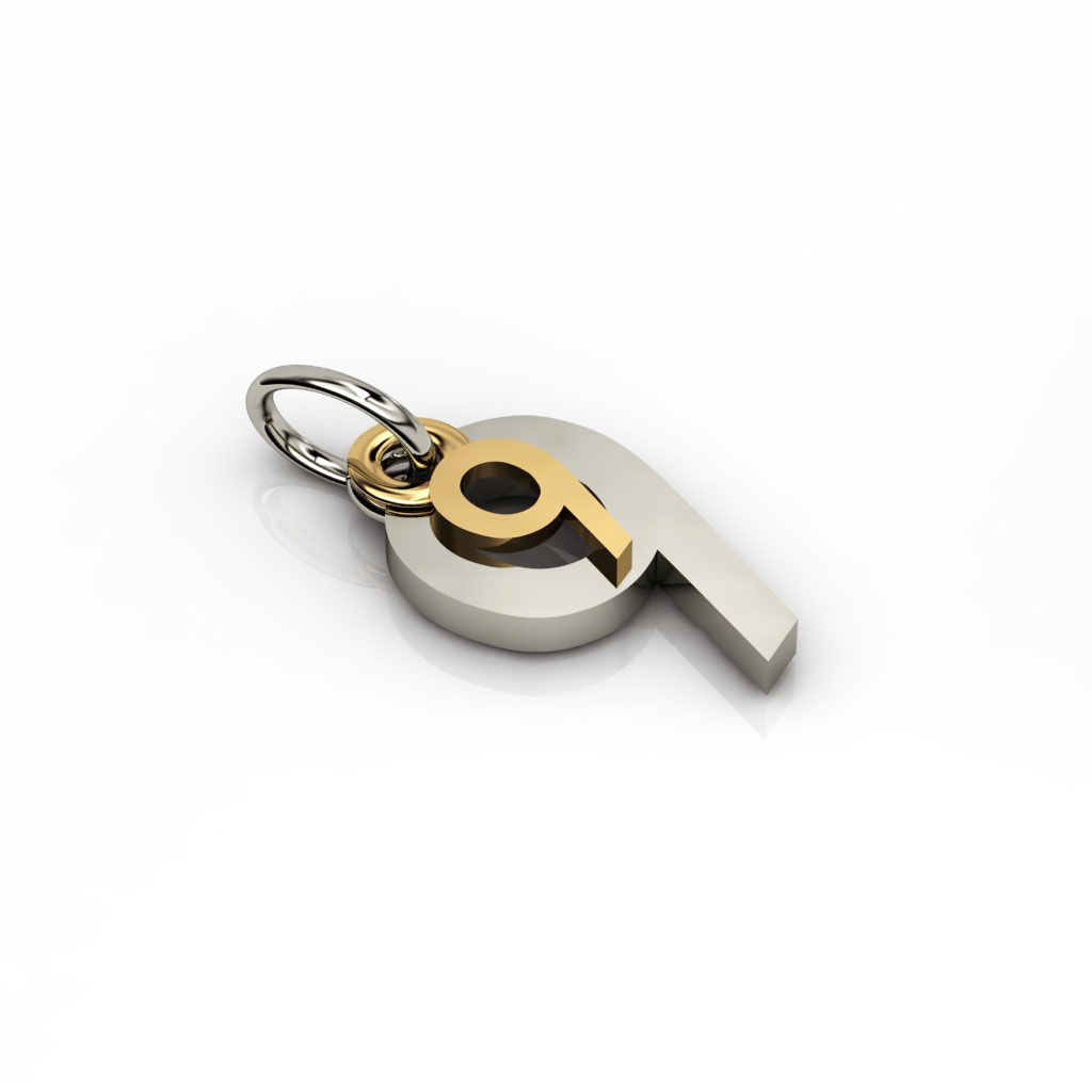 date pendant September 9th made of 925 sterling silver / 21