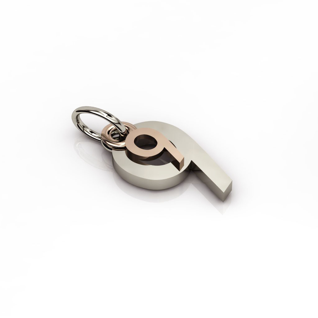 date pendant September 9th made of 925 sterling silver / 23