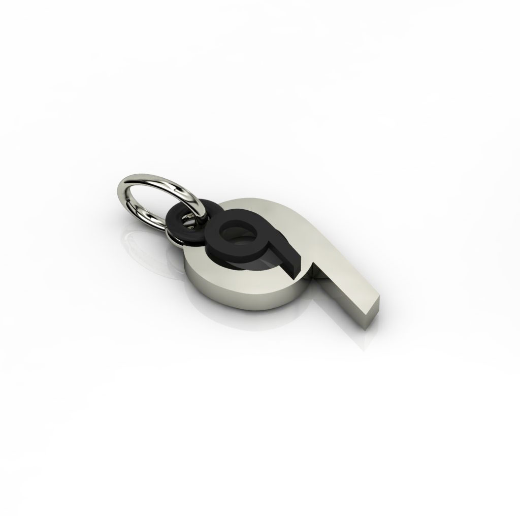 date pendant September 9th made of 925 sterling silver / 24