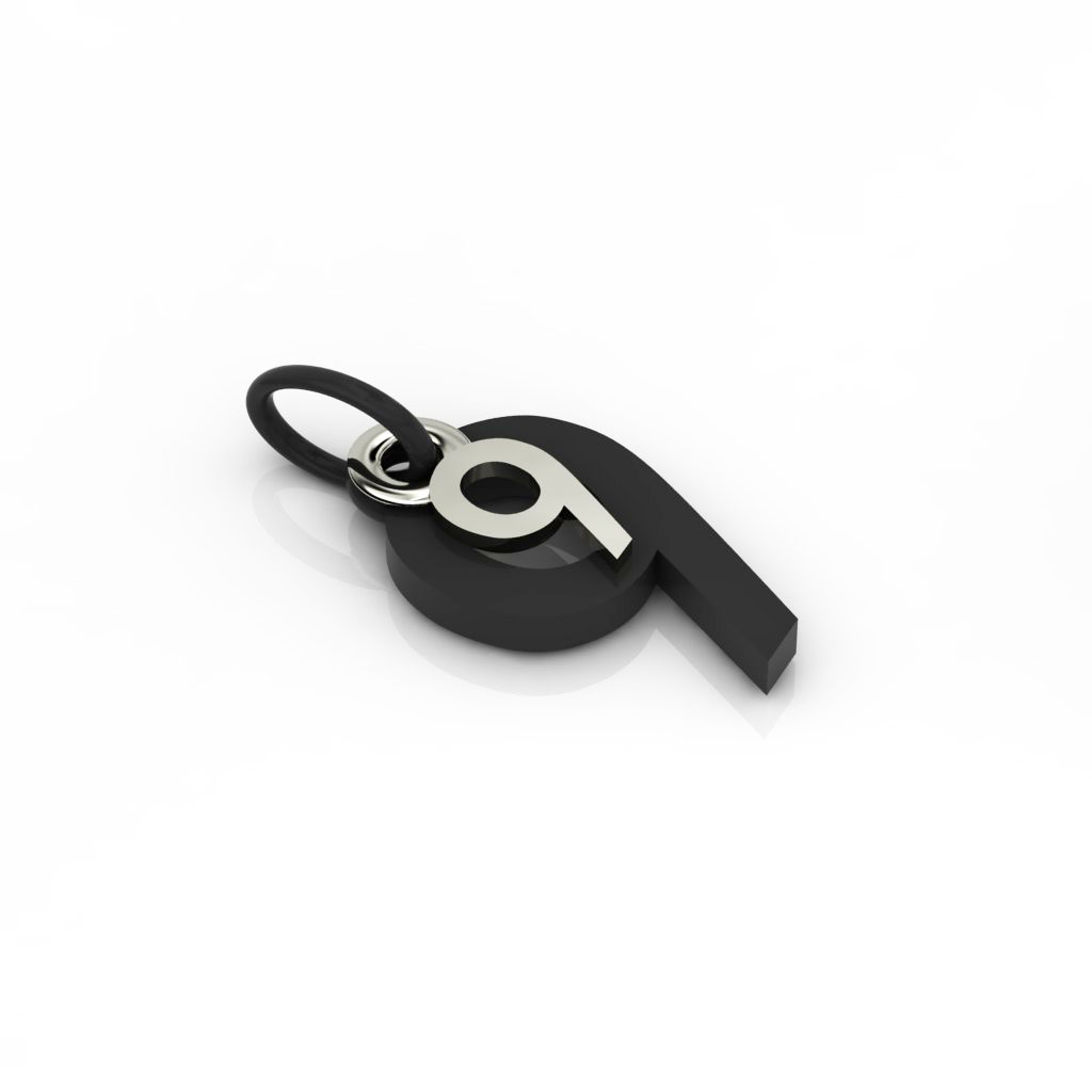 date pendant September 9th made of 925 sterling silver / 42
