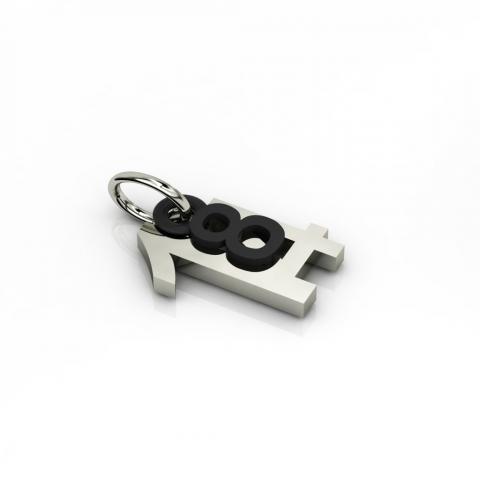 date pendant August 14th made of 925 sterling silver / 24