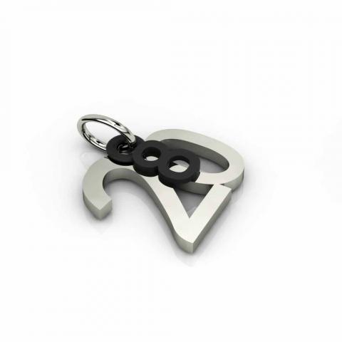 date pendant August 20th made of 925 sterling silver / 24