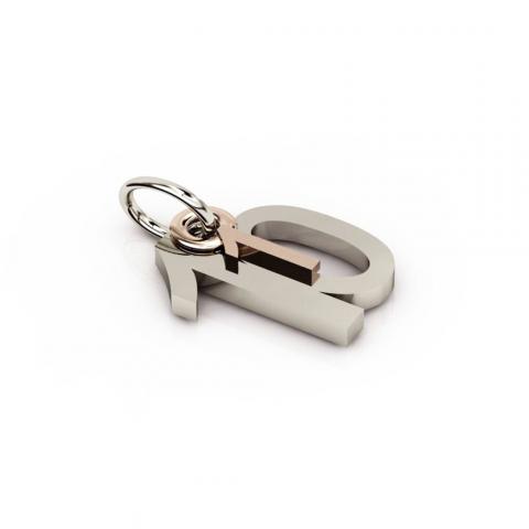 date pendant January 10th made of 925 sterling silver / 23 date pendant January 10th made of 925 sterling silver / 23