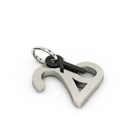 date pendant January 26th made of 925 sterling silver / 24