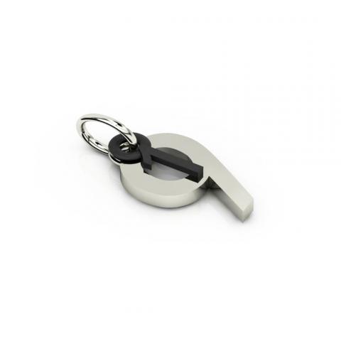 date pendant January 9th made of 925 sterling silver / 24 date pendant January 9th made of 925 sterling silver / 24