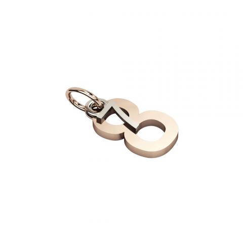 date pendant July 8th made of 925 sterling silver / 32