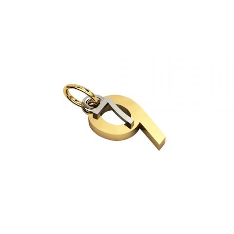 date pendant July 9th made of 925 sterling silver / 12