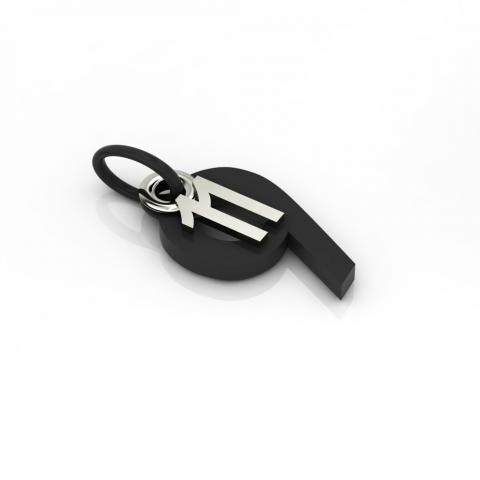 date pendant November 9th made of 925 sterling silver / 42