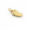 baby foot pendant, made of 925 sterling silver / 18k gold finish 