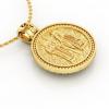 Constantine the Great Coin Pendant 1, made of 925 sterling silver / 18k gold finish / back side