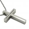 Double Arrow Cross 3, made of 925 sterling silver / white-white