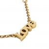 Love Necklace, made of 925 sterling silver / 18k gold finish