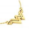Wonder Woman Necklace, made of 925 sterling silver / 18k gold finish