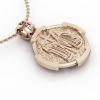 Constantine the Great Coin Pendant 10, made of 925 sterling silver / 18k gold finish / back side