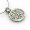 Constantine the Great Coin Pendant 14, made of 925 sterling silver / 18k gold finish / front side