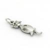 Little Cat 2 pendant, made of 925 sterling silver / 18k white gold finish 