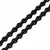 rollo-99 chain necklace, made of black oxidised 925 sterling silver / 40 cm – 15,75''