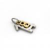 date pendant August 14th made of 925 sterling silver, set with a brilliant diamond of 0,005 ct / 21