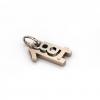 date pendant August 14th made of 925 sterling silver, set with a brilliant diamond of 0,005 ct / 32