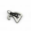date pendant August 20th made of 925 sterling silver, set with a brilliant diamond of 0,005 ct / 24  