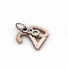date pendant August 20th made of 925 sterling silver, set with a brilliant diamond of 0,005 ct / 32