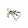 date pendant July 28th made of 925 sterling silver, set with a brilliant diamond of 0,005 ct / 23 
