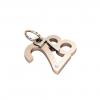 date pendant July 28th made of 925 sterling silver, set with a brilliant diamond of 0,005 ct / 32