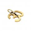 date pendant July 30th made of 925 sterling silver, set with a brilliant diamond of 0,005 ct / 12