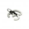 date pendant July 30th made of 925 sterling silver, set with a brilliant diamond of 0,005 ct / 24  