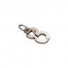 date pendant July 8th made of 925 sterling silver, set with a brilliant diamond of 0,005 ct / 23 