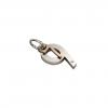 date pendant July 9th made of 925 sterling silver, set with a brilliant diamond of 0,005 ct / 23 