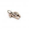 date pendant June 19th made of 925 sterling silver, set with a brilliant diamond of 0,005 ct / 32