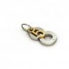 date pendant May 8th made of 925 sterling silver, set with a brilliant diamond of 0,005 ct / 21