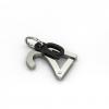 date pendant October 21st made of 925 sterling silver, set with a brilliant diamond of 0,005 ct / 24  