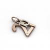 date pendant October 21st made of 925 sterling silver, set with a brilliant diamond of 0,005 ct / 32