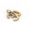 date pendant September 30th made of 925 sterling silver, set with a brilliant diamond of 0,005 ct / 12