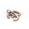 date pendant September 30th made of 925 sterling silver, set with a brilliant diamond of 0,005 ct / 32