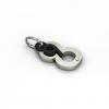 date pendant September 8th made of 925 sterling silver, set with a brilliant diamond of 0,005 ct / 24  