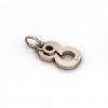 date pendant September 8th made of 925 sterling silver, set with a brilliant diamond of 0,005 ct / 32